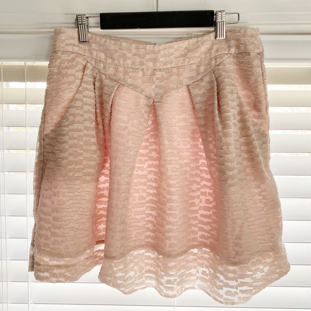 Banana Republic Pink Metallic Skirt Size 2